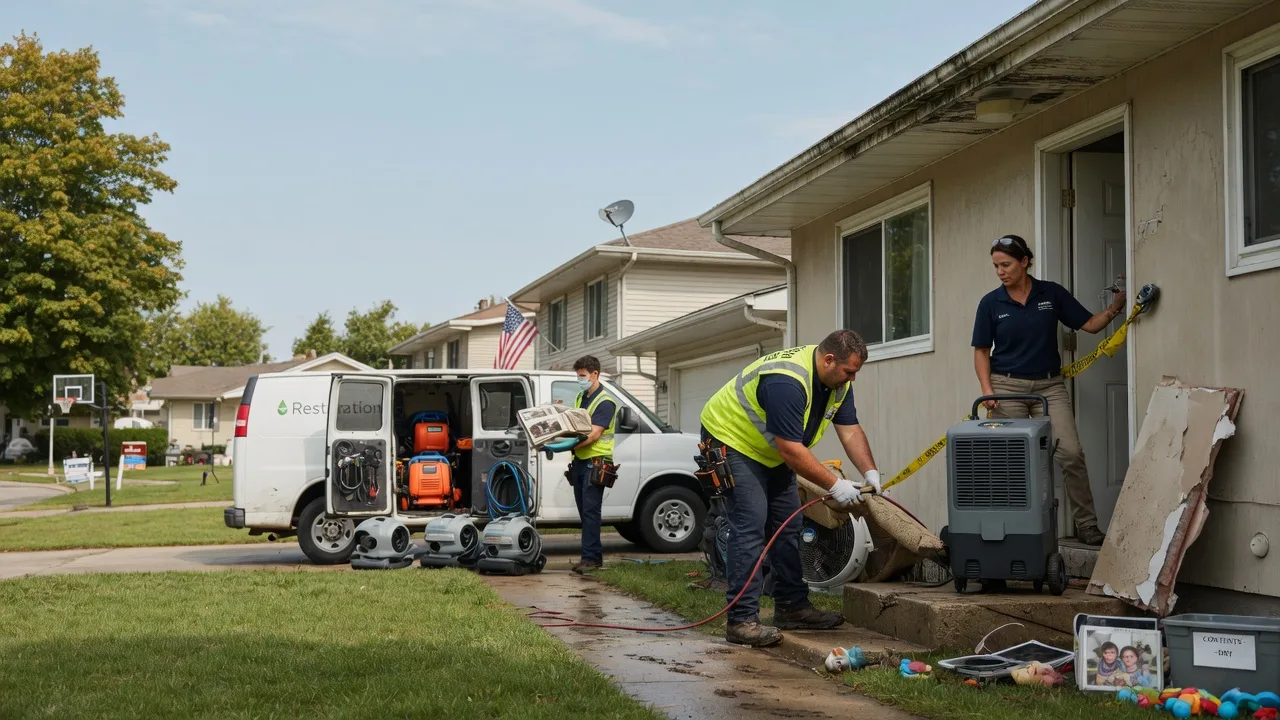 Water Damage Restoration in New Plymouth, OH near me